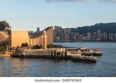 The Clock Tower on the southern shore of Tsim Sha Tsui, Kowloon, Hong Kong, China