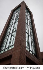 Clock Tower At Willamette University In Salem, OR