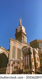 Clock Tower Zam-zam Hotels In Makkah Saudi-Arabia Before Global Pandemic Covid-19 Spread In Around World. February 28th 2020