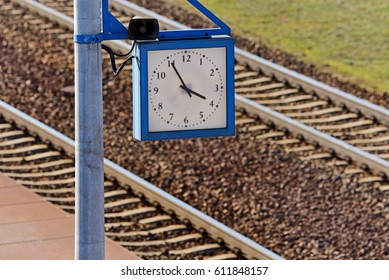 Clock at the train station.