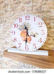 clock in wall