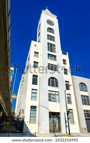 Clocktower Building, a historic landmark in San Francisco, California, USA