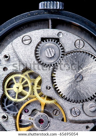 clockwork of old watch