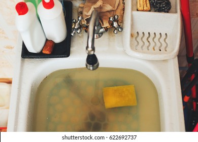Clogged Sink Images Stock Photos Vectors Shutterstock