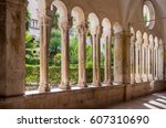 Cloister at Franciscan Monastery in Dubrovnik Croatia
