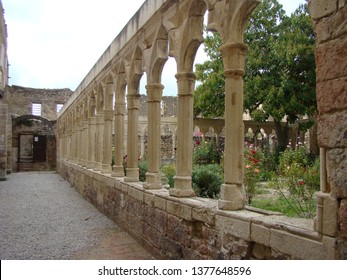 Cloister Of San Francisco Convent Morella Castellon Region Of Valencia