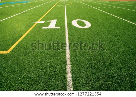 Similar – Football field by the sea at sunset, Azores