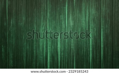 close up of abstract wall made of green wooden planks. timber texture in vertical planks pattern. rustic style wallpaper.