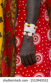 Close African Beadwork Arm Band Stock Photo 1513943552 | Shutterstock