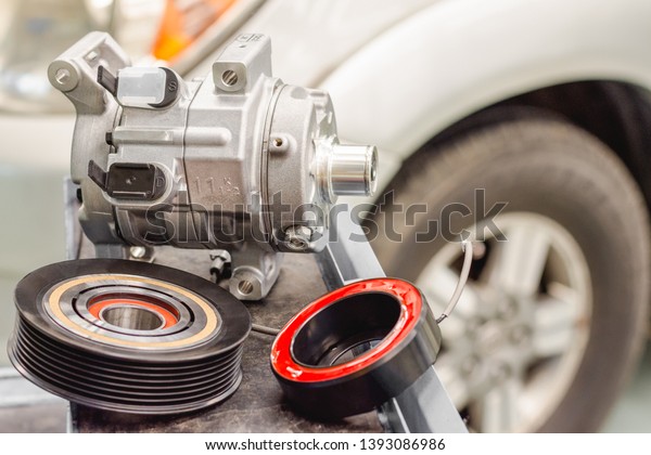 Close Air Compressor Car Repair Garage Stock Photo Edit Now