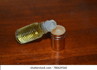 Close Up Of Anointing Oil.