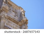 Close up of the Arch of Constantine