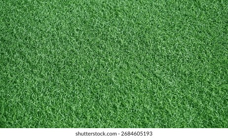 A close up of artificial grass.