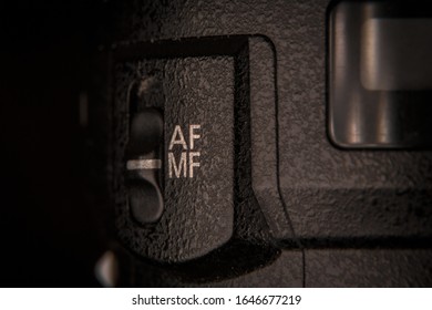 Close Up Autofocus Switch On The Lens