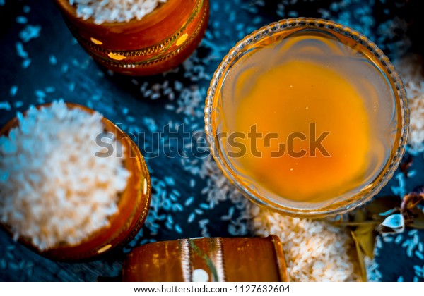 Close Ayurvedic Home Remedy Smooth Thick Stock Photo Edit Now