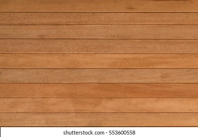 close up background and texture of decorative wood striped on surface wall