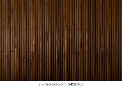 Close Up Of Bamboo Mat Background