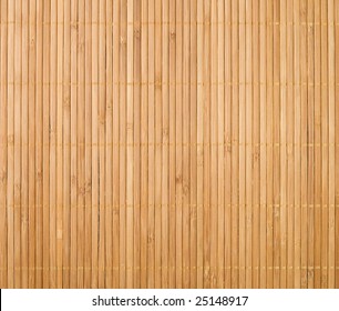 Close Up Of Bamboo Mat Background