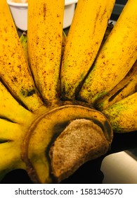 Close Up Of Banana Skin Texture