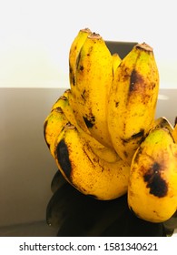 Close Up Of Banana Skin Texture