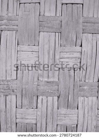 close up of basketry bamboo texture