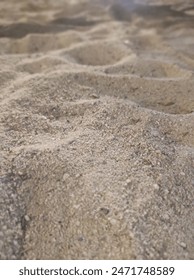 Close up of beach sand