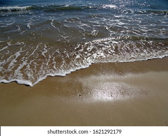 Close Up Of The Beach At St George Island, Florida