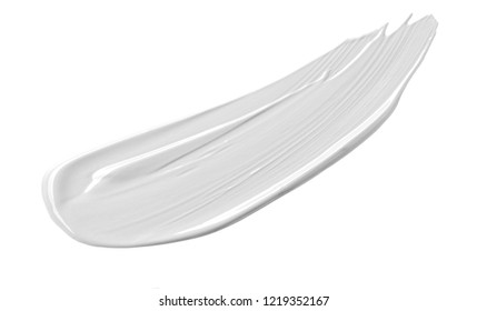 close up of beauty cream isolated on white  background - Shutterstock ID 1219352167