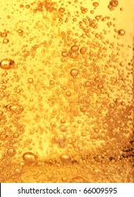 Close Up Of Beer Bubbles