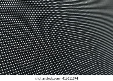 Close up big LED panel background for presentation, modern advertising device