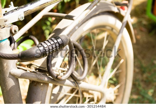 vintage bike lock