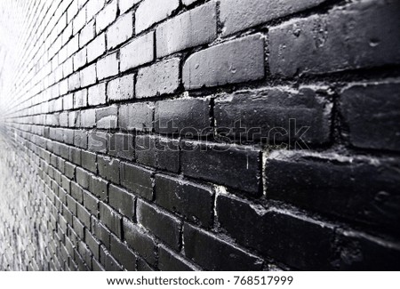 Close up of black wall. Graphic resource for various purposes. Black wall texture.
