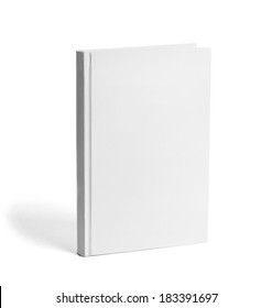 Standing Closed Book White Cover Vertical Stock Vector (Royalty Free ...