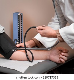 Close Up Of A Blood Pressure Check