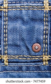 Close Up Of A Blue Jeans