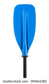 Close Up Of Blue Plastic Boat Paddle