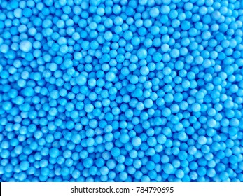 Close Up Blue Polystyrene Foam Background