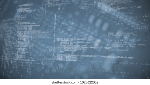 Close up of blue printed circuit board