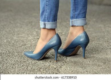 High Hill Shoes Images, Stock Photos 