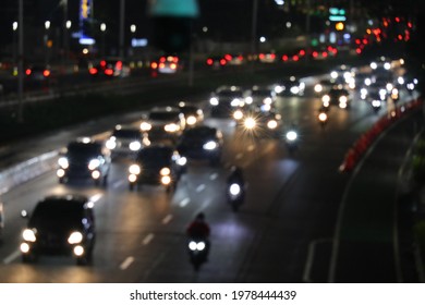A close up of blur light 