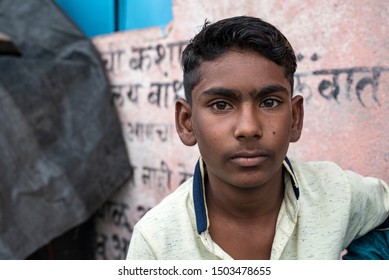 Close Up Of Boy Smiling Posing For Camera Marathwada Region Satara District Maharashtra State India
Clicked On 6 July 2018
