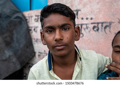 Close Up Of Boy Smiling Posing For Camera Marathwada Region Satara District Maharashtra State India
Clicked On 6 July 2018
