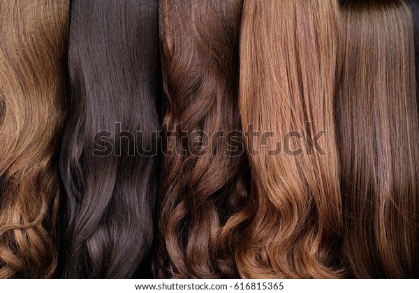 Another Color Hair Wigs Stock Photo 