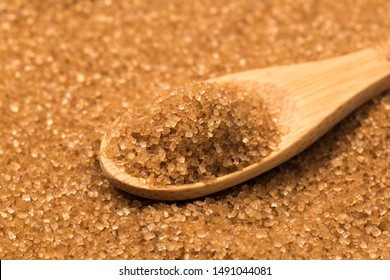 Close Up Of Brown Sugar Texture.top View