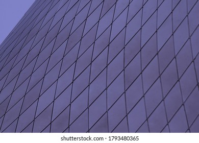 Close Up Of Building With Geometric Patterns 