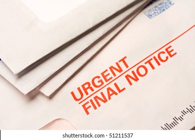 Close Business Mail Labeled Urgent Final Stock Photo 51211537 ...