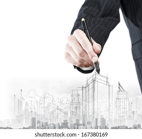 133,383 Construction hand drawing Images, Stock Photos & Vectors ...