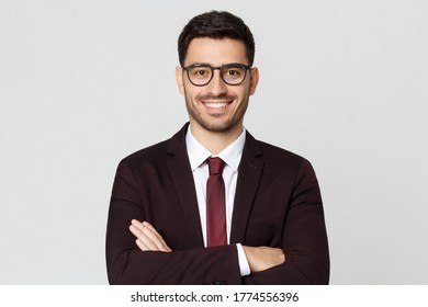 white suit with maroon shirt