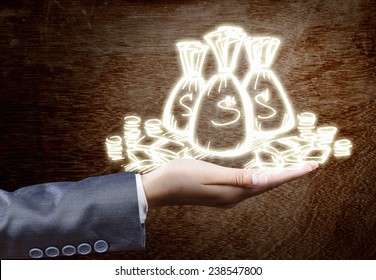 29,065 Person holding money bags Images, Stock Photos & Vectors ...