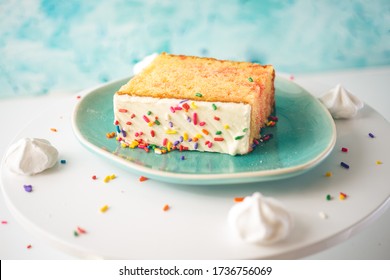 Close Up Of Cake Slices, Sweets, Mousses And Many Desserts Form The Caribbean. Starring A Tres Leches, A Red Velvet A Ponche Crema, Pistache, Cashew Nuts, And Chocolate Cake 